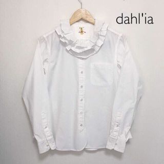 ユナイテッドアローズ(UNITED ARROWS)の【クリーニング済】dahl'ia  襟ニ重フリルシャツ(シャツ/ブラウス(長袖/七分))