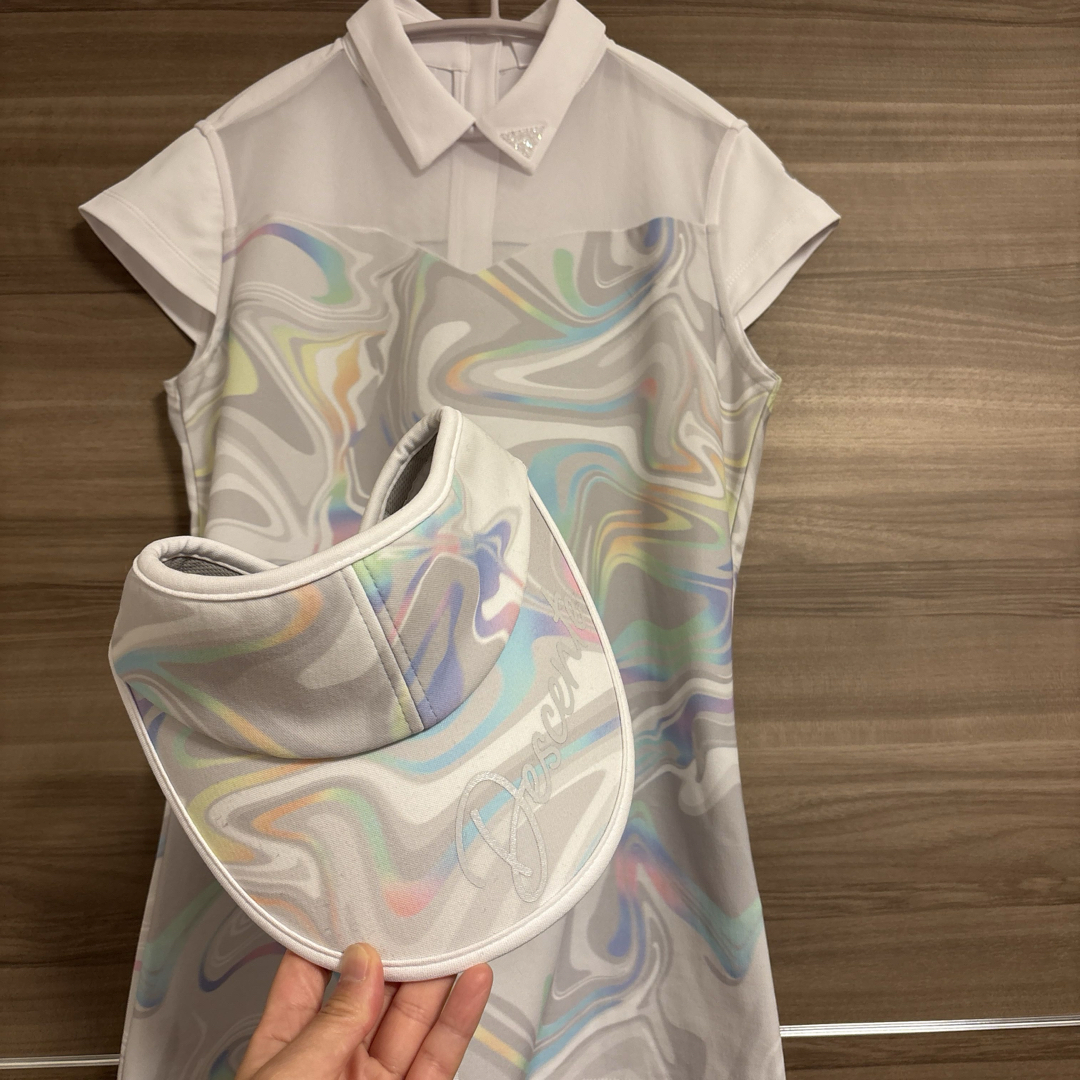 デサントゴルフ LUXE クリスタルコレクション ハイネックシャツ