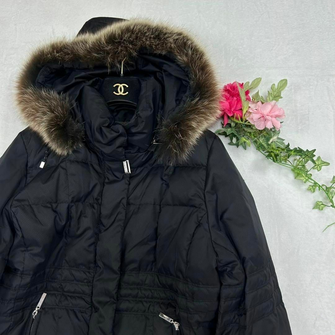BALMAIN(バルマン)のH38 M バルマン ロング ダウンJKT ダウンコート レディース レディースのジャケット/アウター(ダウンジャケット)の商品写真