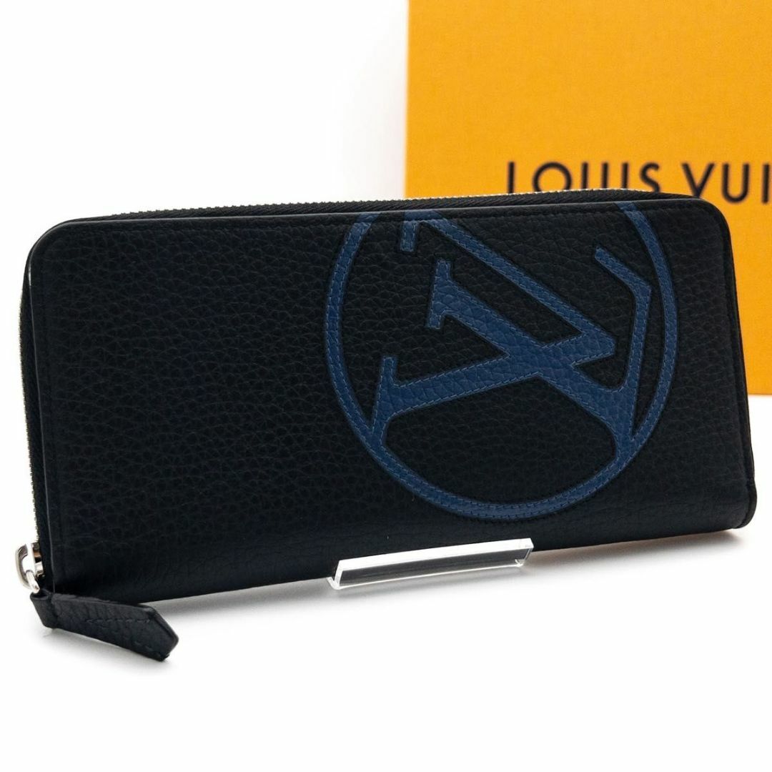 Louis Vuitton LVサークル ヴェルティカル ブラック 長財布