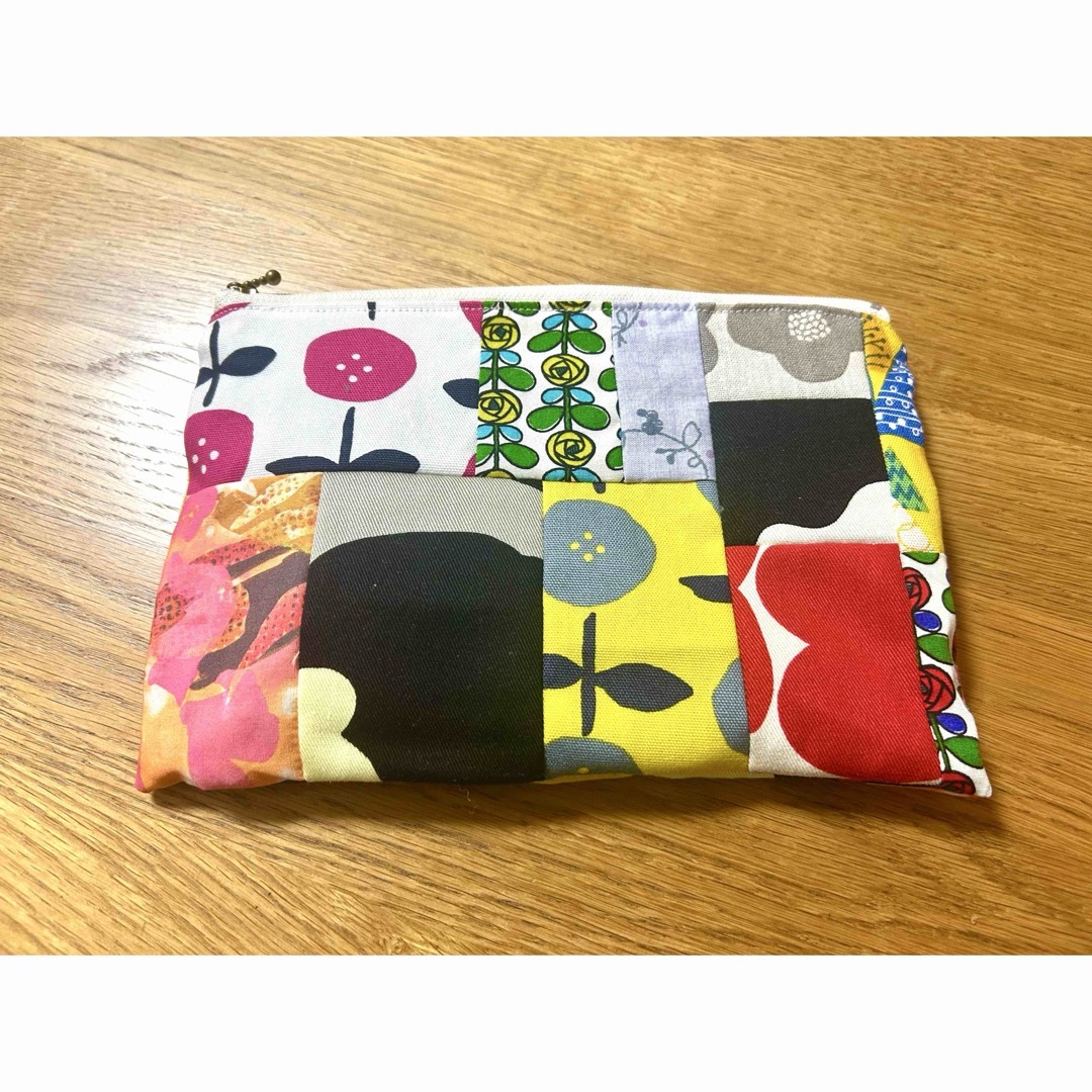 ハンドメイド パッチワーク ポーチ （好きな生地で作る「パッチ