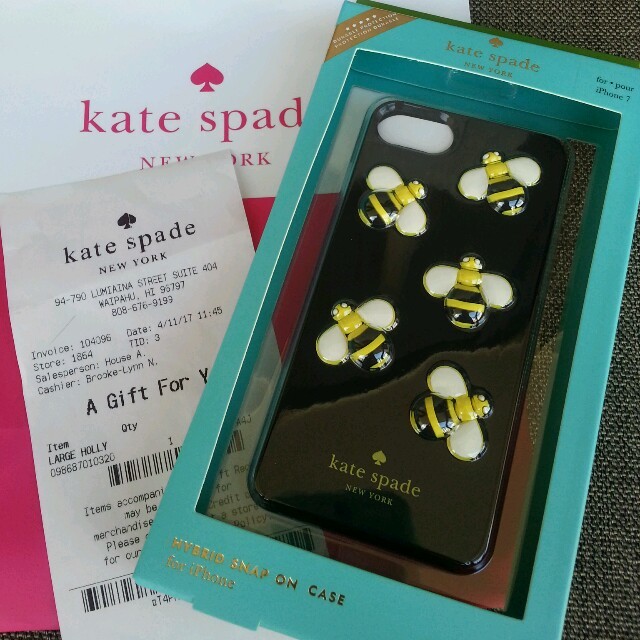 kate spade new york(ケイトスペードニューヨーク)のケイトスペード  iPhone7ケース  iPhoneケース  新品 スマホ/家電/カメラのスマホアクセサリー(モバイルケース/カバー)の商品写真