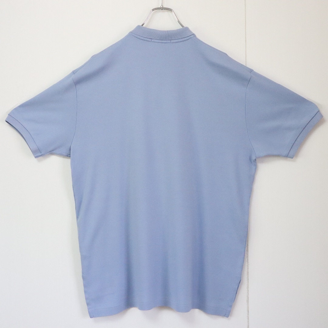 POLO RALPH LAUREN(ポロラルフローレン)の【大人気】ポロバイラルフローレン ポロシャツ 刺繍ロゴ Lサイズ ブルー 水色 メンズのトップス(ポロシャツ)の商品写真