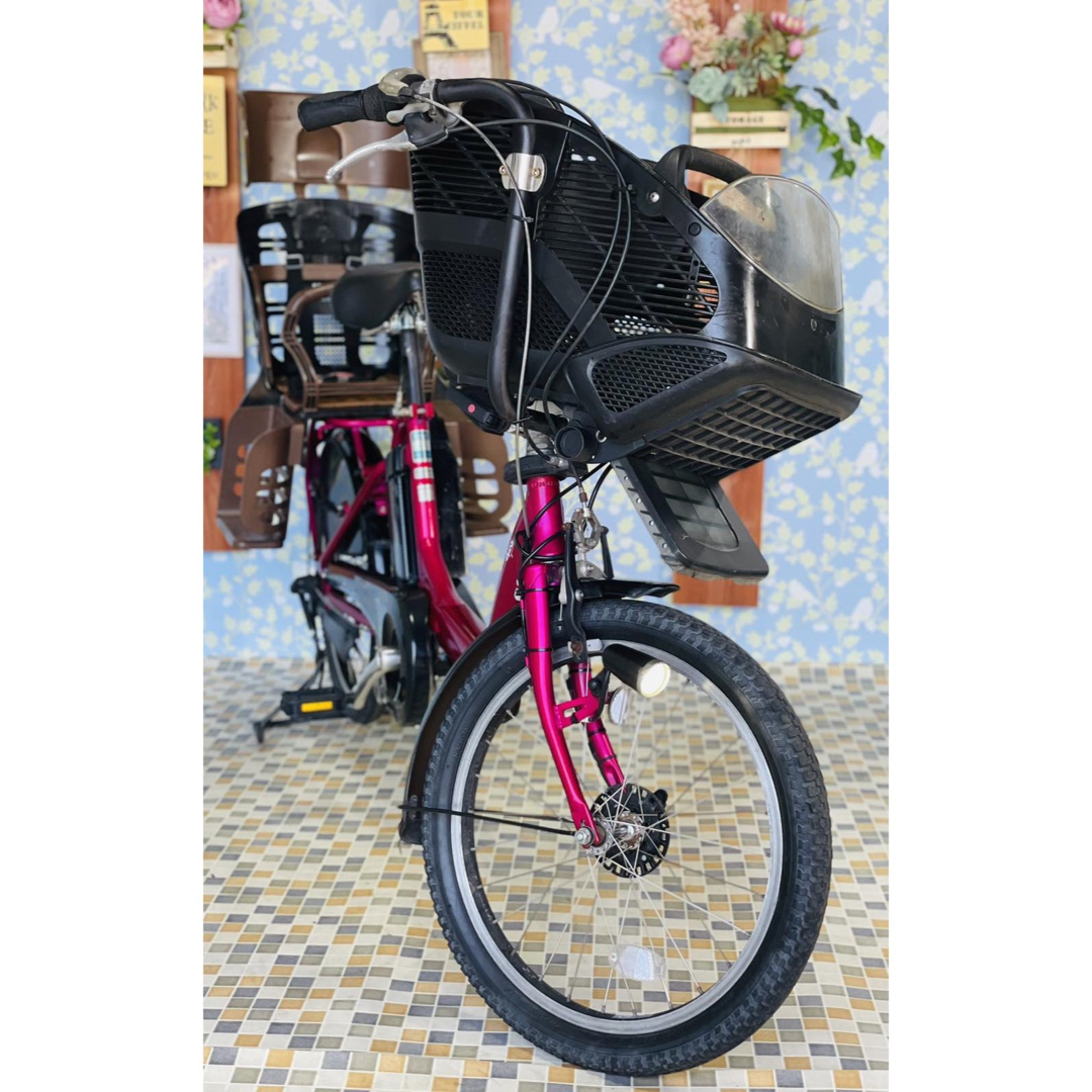 グランドホールセール ヤマハ - 1802ヤマハ3人乗り20インチ子供乗せ電動アシスト自転車 自転車本体