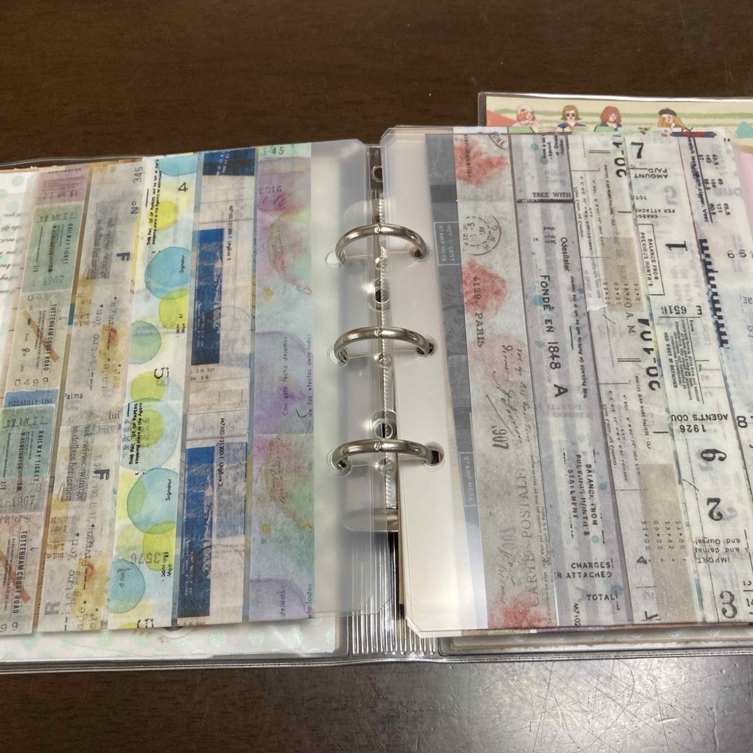 ３つ穴バインダー ヨハク １９種類 切り売りその他ねこなど各３０cm おすそ分け インテリア/住まい/日用品の文房具(テープ/マスキングテープ)の商品写真