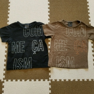 コムサイズム(COMME CA ISM)のTシャツ2枚セット【80㎝】(Ｔシャツ)