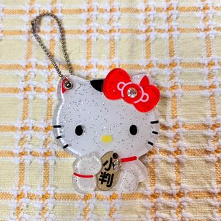 ハローキティ(ハローキティ)のレア☆ハローキティ　猫　スライドミラー　鏡(キャラクターグッズ)