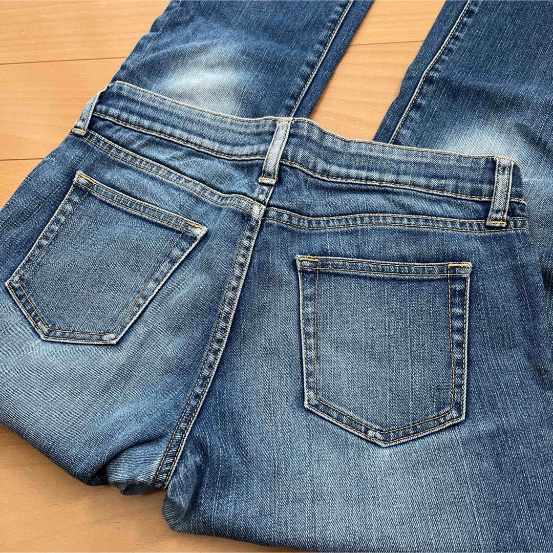 UNIQLO(ユニクロ)のユニクロ　スキニーフィットストレートミドルライズ　デニムパンツ　ジーンズ レディースのパンツ(デニム/ジーンズ)の商品写真