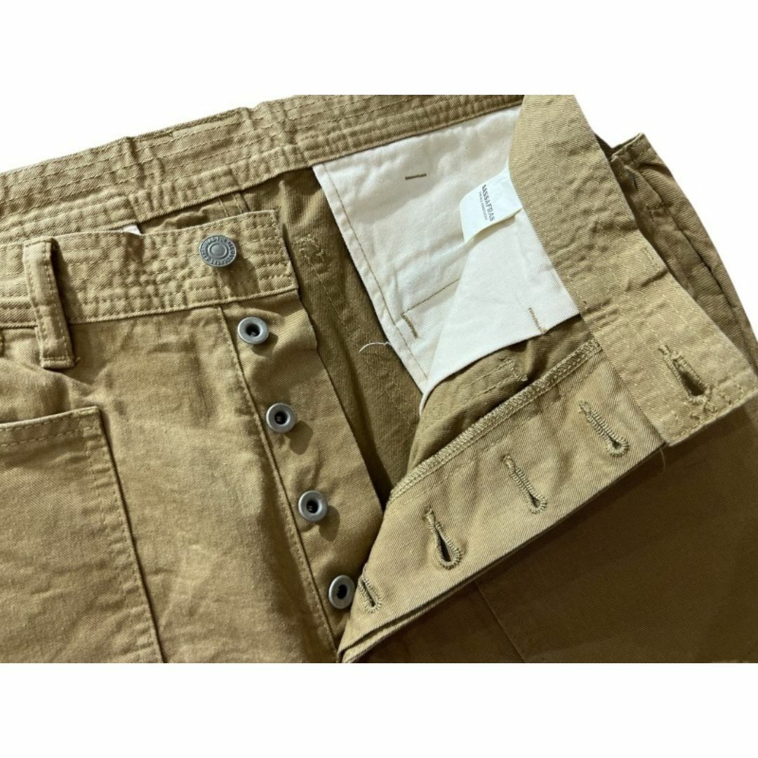 SASSAFRAS(ササフラス)の希少 ササフラス 1/2 フラワー バド パンツ オーバーポケット ショーツ M メンズのパンツ(ショートパンツ)の商品写真