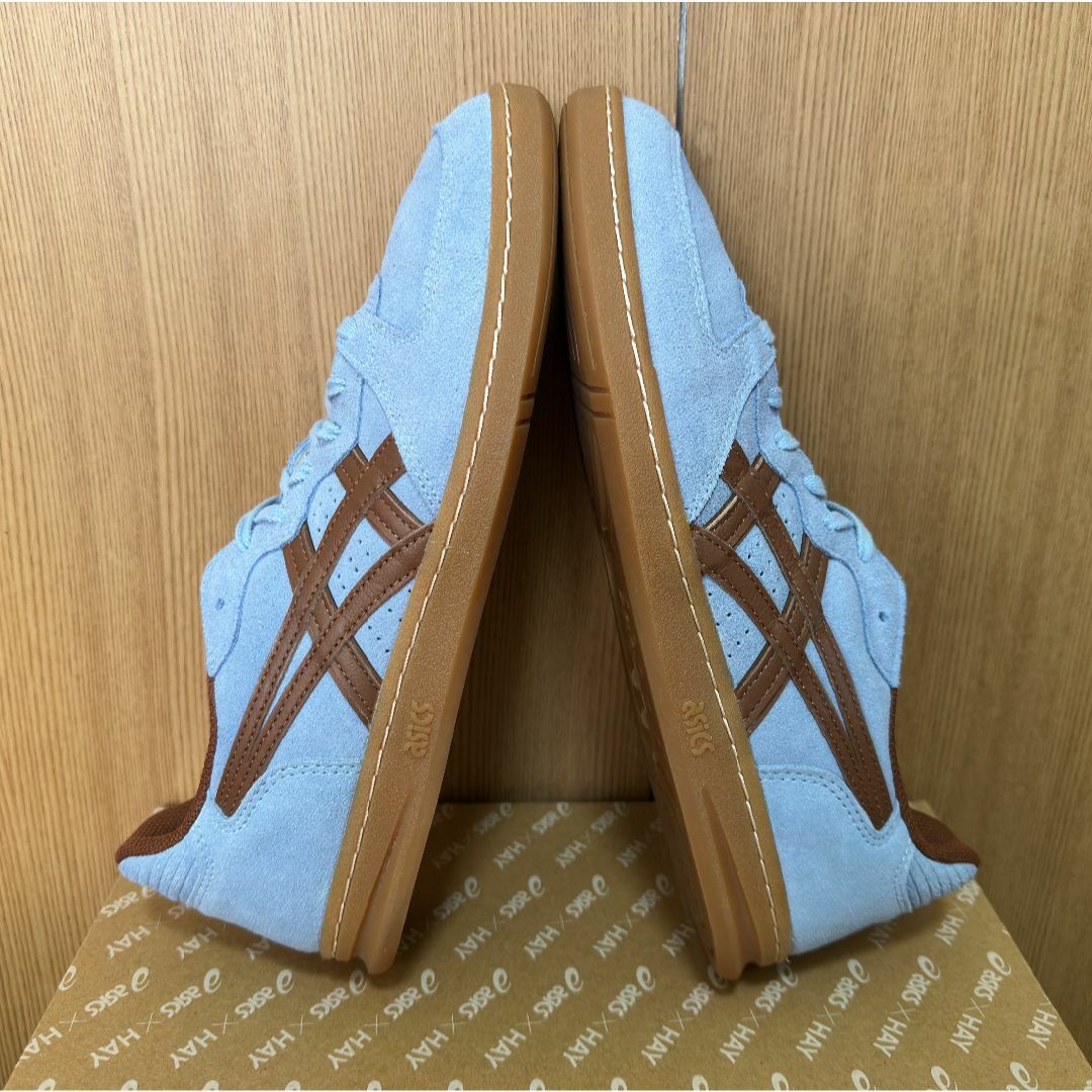 ヘイとアシックスより初のコラボシューズ スカハンドOGが登場
