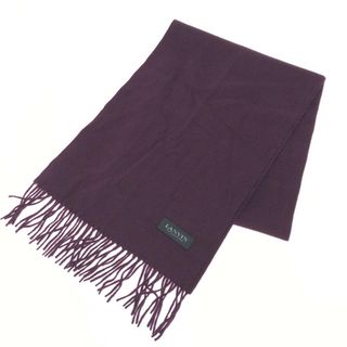 LANVIN COLLECTION ランバンコレクション  マフラー   パープル カシミア100％ レディース 　240001117593(その他)