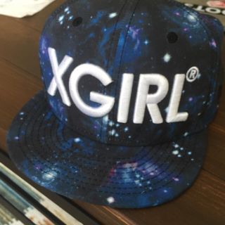 エックスガール(X-girl)のX-girl × NEW ERA コラボ宇宙柄キャップ(キャップ)