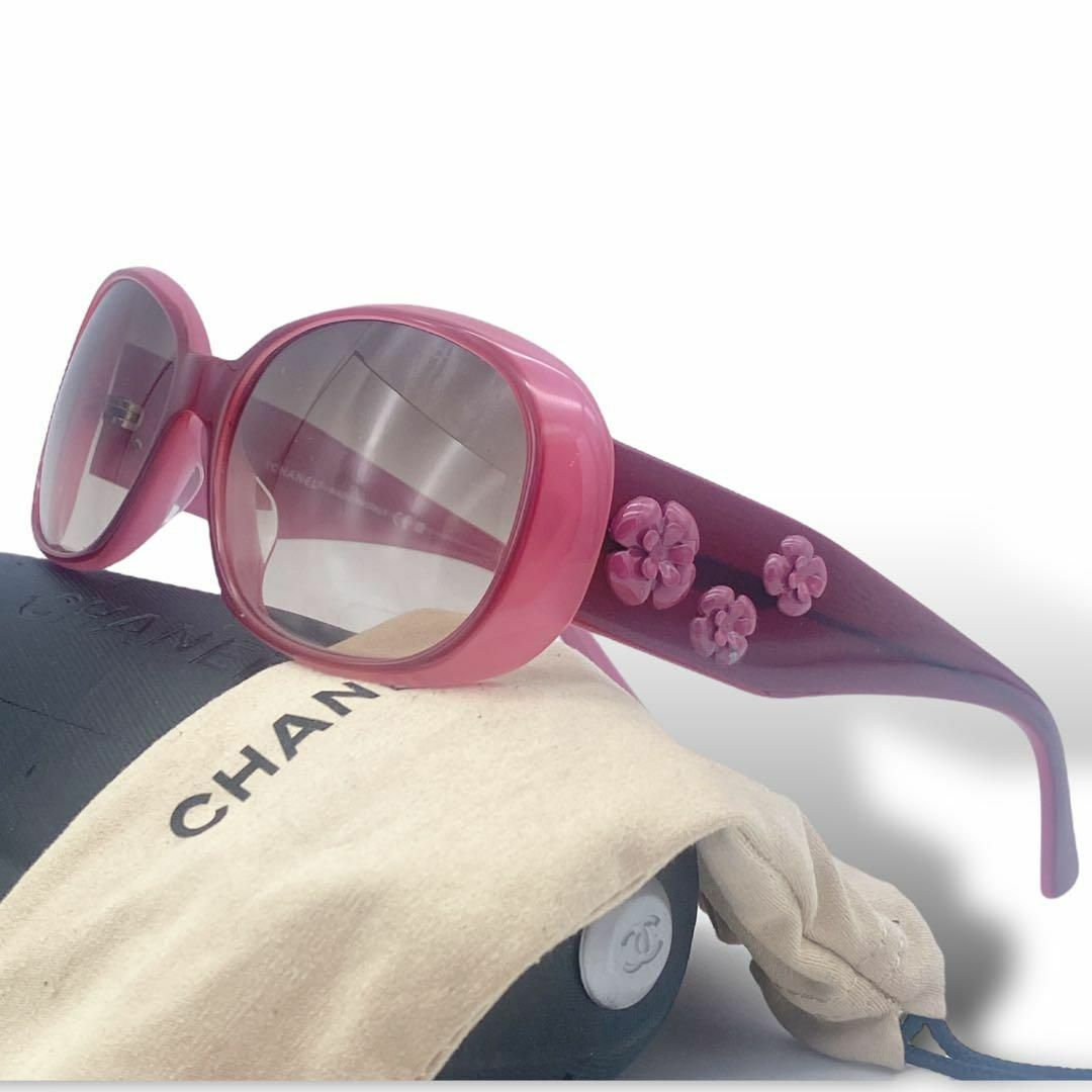 CHANEL - 【美品】CHANEL sunglasses coco camellia y2kの通販