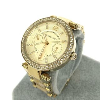 マイケルコース(MICHAEL KORS)のMICHAEL KORS マイケルコース  腕時計  MK5842 ゴールドカラー SS レディース クロノグラフ　240001147959(腕時計)