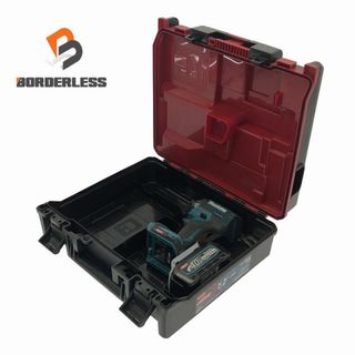 マキタ(Makita)の☆比較的綺麗☆ makita マキタ 40Vmax 充電式インパクトドライバー TD002G 青/ブルー バッテリ1個 ケース付き 電動工具 110347(工具)