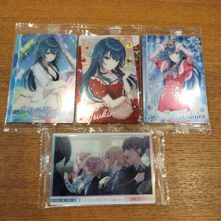 学園アイドルマスター 学マス ウエハース2 カード 月村手毬 4枚セット(キャラクターグッズ)