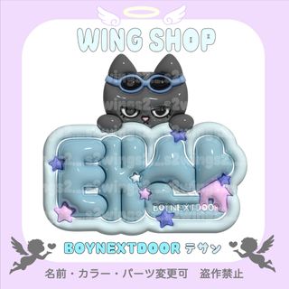 boynextdoor テサン ぷっくり 3D風 ネームボード ボネクド(アイドルグッズ)
