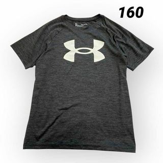 アンダーアーマー(UNDER ARMOUR)のアンダーアーマー Tシャツ トレーニングウェア ダークグレー ビックロゴ(Tシャツ/カットソー)