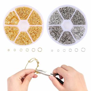【在庫処分】丸カン アクセサリー パーツ 丸カン ゴールド シルバー 4mm /(その他)