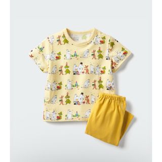 ユニクロ　ドライパジャマ　半袖　パジャマ　110cm ムーミン　子供