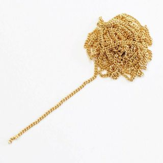 【在庫処分】MYmama 極細 チェーン 約1mm 1m アクセサリー パーツ (その他)