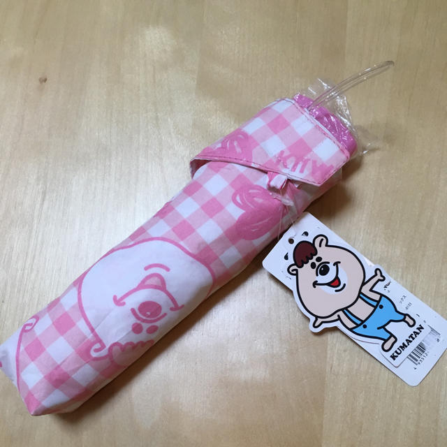 wc(ダブルシー)の新品  W♡C  クマタン  折りたたみ傘 キッズ/ベビー/マタニティのこども用ファッション小物(傘)の商品写真