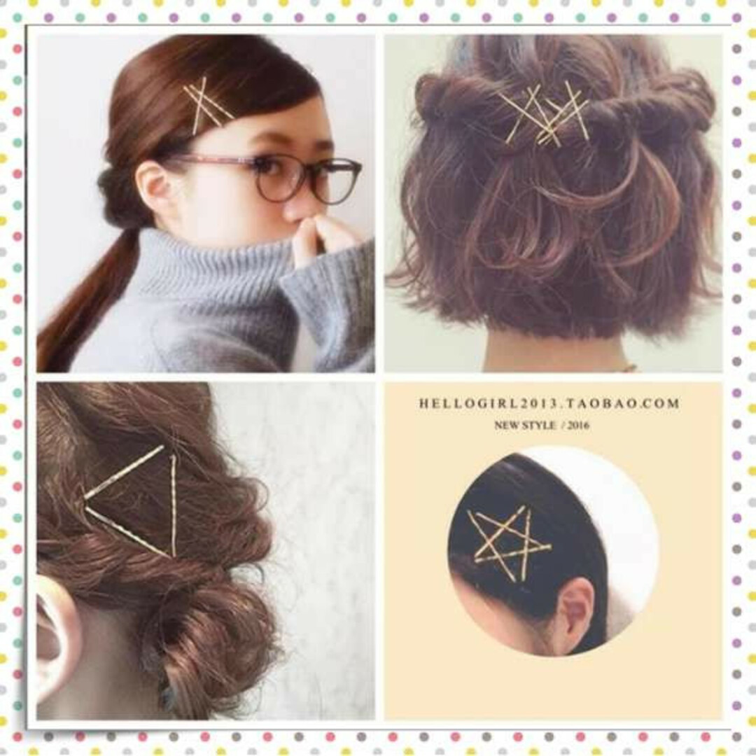 ＊ヘアピン 30本　ゴールド アメピン ヘアアレンジ 波型 ボビーピン 韓国 レディースのヘアアクセサリー(ヘアピン)の商品写真