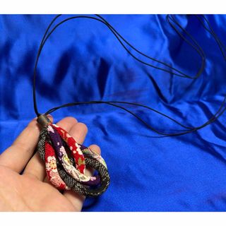 瓢箪✨友人の名古屋社長夫妻からの頂き物　座敷わらしの布を利用したネックレス(その他)