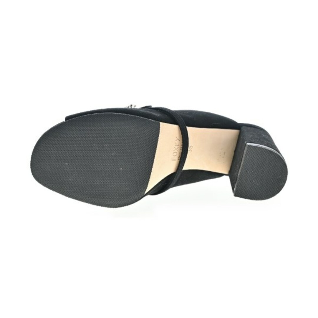 FOXEY フォクシー サンダル 黒 EU35(21.5cm位) 4602925Y0017 FOXEY - FOXEY フォクシー サンダル 21.5cm 黒 【古着】【中古