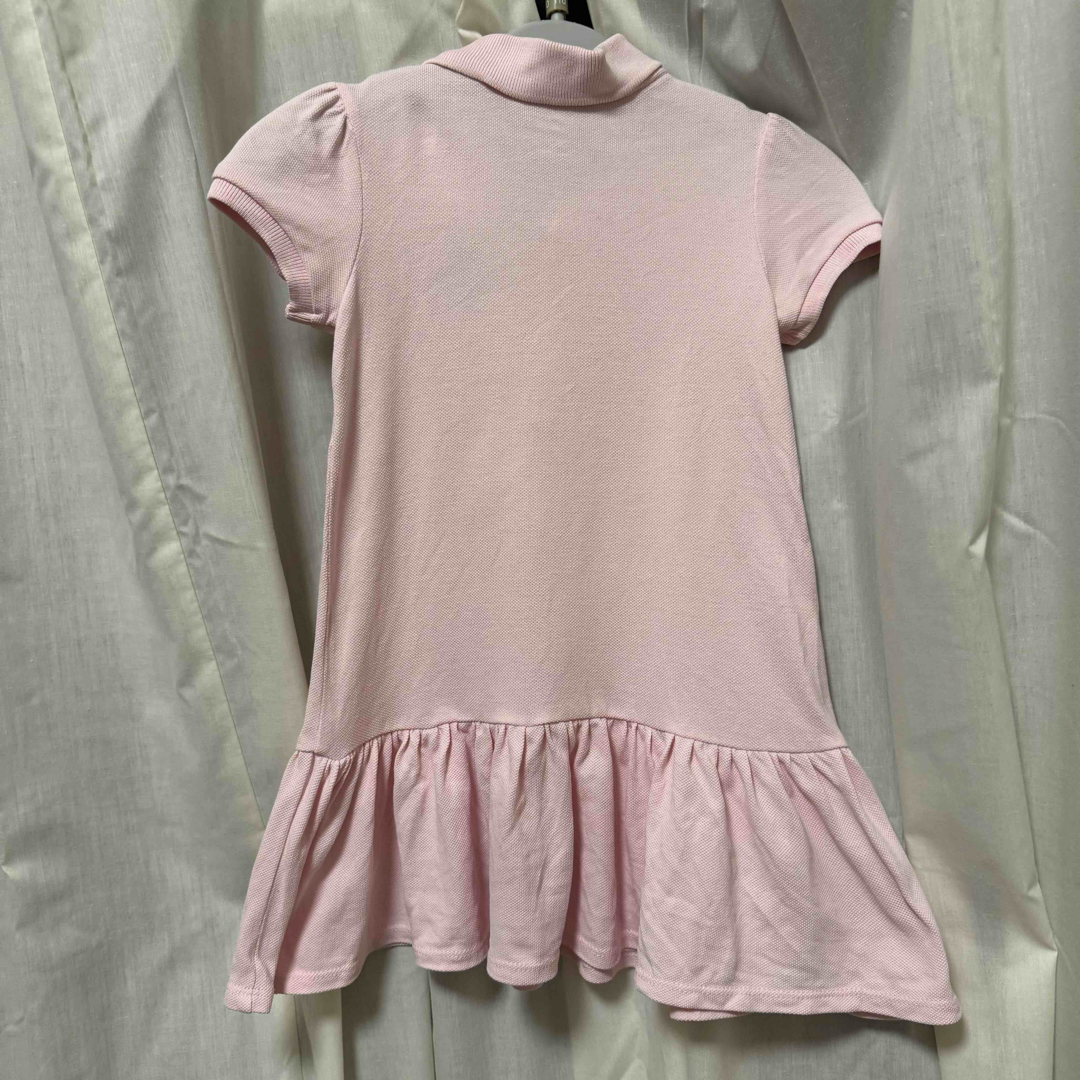 POLO RALPH LAUREN(ポロラルフローレン)の18M ポロベア　裾フリルポロシャツワンピース キッズ/ベビー/マタニティのベビー服(~85cm)(ワンピース)の商品写真