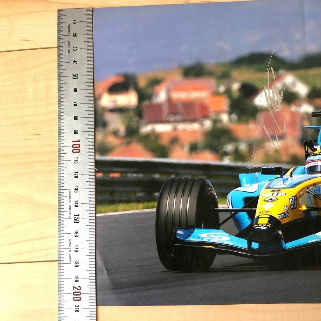 F1 フェルナンド アロンソ ルノー 直筆サイン入ポスターの通販