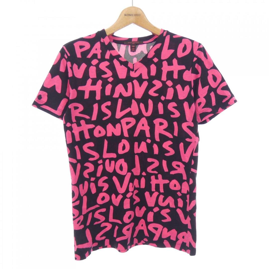 ルイヴィトン□タグ付き未使用 ロゴブローチ付きTシャツ