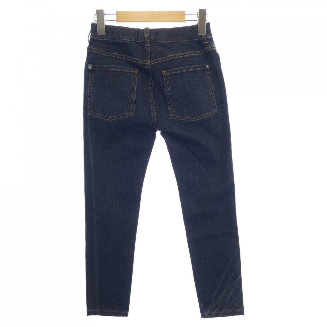 Chanel 23B Runway Light Blue Denim White CC Printed Logo