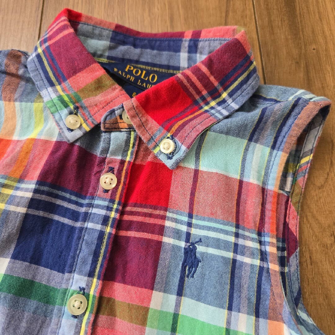 Ralph Lauren - 【RALPH LAUREN】 ノースリーブ ワンピース