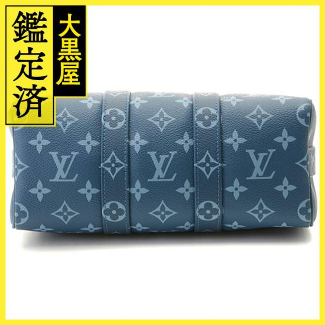 Louisvuitton キーポル バンドリエール25 ヴィトン ブルー 美品 Louis Vuitton】23AW メンズ☆キーポル・バンドリエール 25