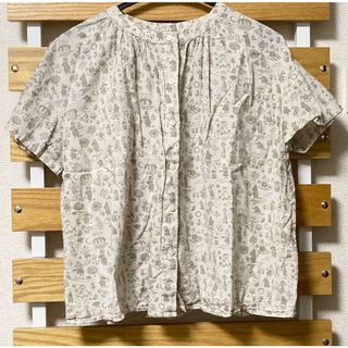 サマンサモスモス(SM2)のSamansaMos2×MOOMIN  シャツ　ベージュ　Mサイズ　真夏(Tシャツ(半袖/袖なし))