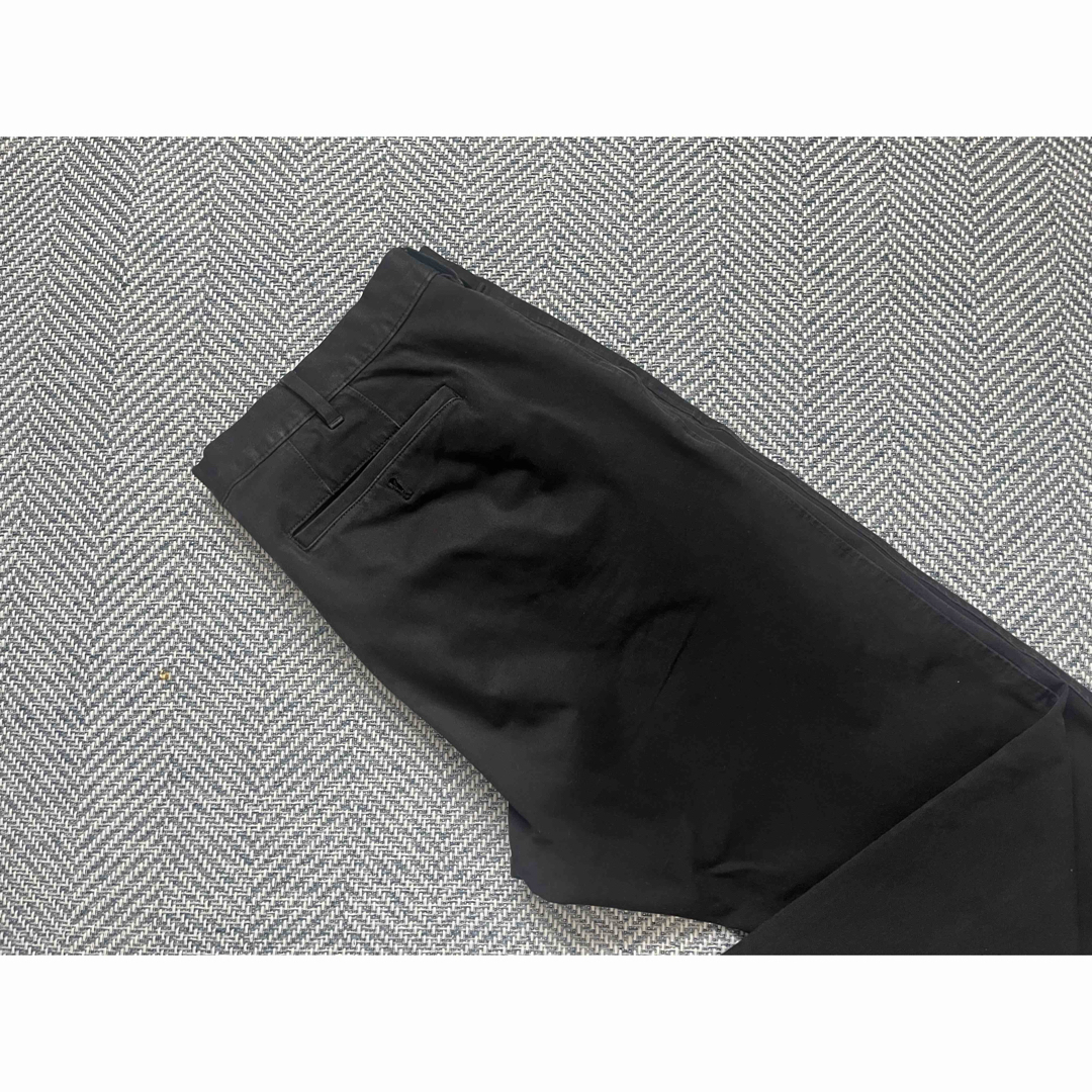 UNIQLO(ユニクロ)のユニクロ★メンズ★スリムパンツ★ブラック★W86★ゴルフ★ビジネス★チノパン メンズのパンツ(チノパン)の商品写真