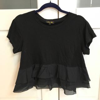 ドゥロワー(Drawer)のフリルTシャツ(カットソー(半袖/袖なし))