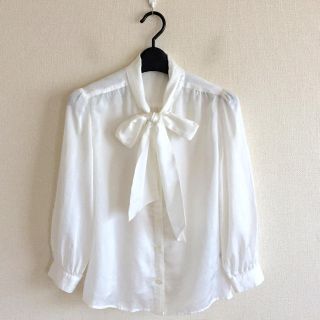 ユナイテッドアローズグリーンレーベルリラクシング(UNITED ARROWS green label relaxing)のグリーンレーベル♡リボンシャツ(シャツ/ブラウス(長袖/七分))