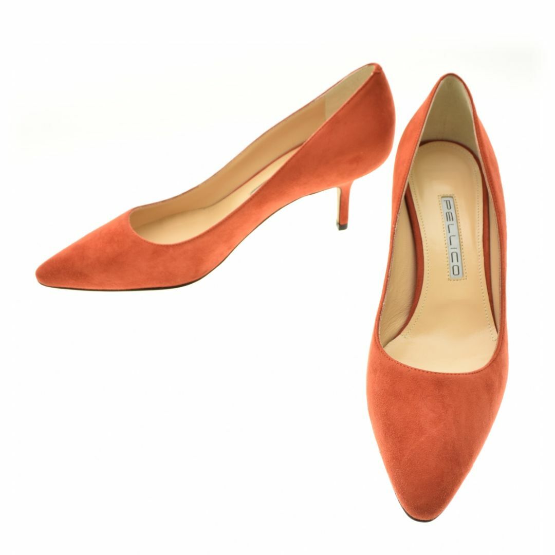 極美品 ペリーコ PELLICO ANDREA スウェード 6.5cmヒール 靴