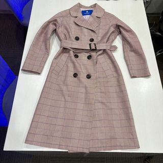 ブルーレーベルクレストブリッジ(BLUE LABEL CRESTBRIDGE)のバーバリー クレストブリッジ ロングコート 55A13-140 ピンク 38(ロングコート)