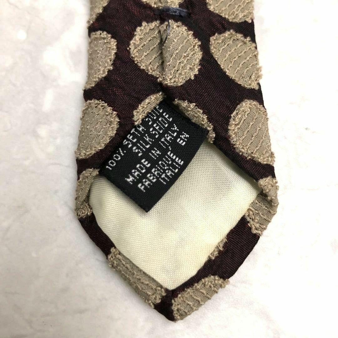 SALE｜DOLCE & GABBANA シルク100% ドットネクタイ(ナロータイ