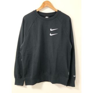 ナイキ(NIKE)のNIKE（ナイキ）CJ4872-010　SWOOSH CREW FRENCH TERRY　スウェット　トレーナー【E5953-007】(スウェット)