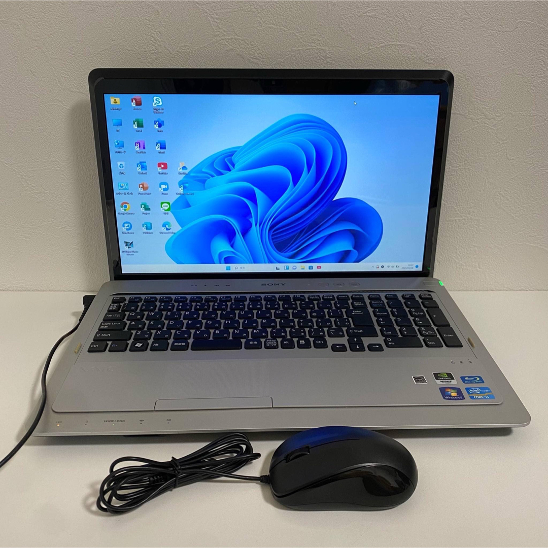 Y643 SonyVaioノートパソコンi5高速SSD大画面Windows11 SONY - Y643 SonyVaioノートパソコンi5高速SSD大画面Windows11の