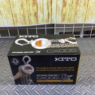 ★KITO(キトー) チェーンブロック CX005【川崎店】(工具)