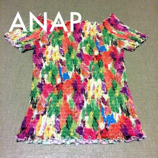 アナップ(ANAP)の本日削除！最終値下げ！新品 送料込【ANAP トップス】(カットソー(半袖/袖なし))