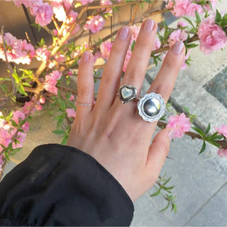 【ラスト1点】【新作人気シリーズ】flower silver ring(リング)