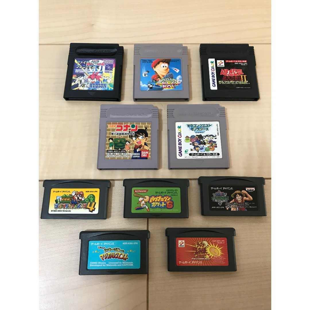 ゲームボーイアドバンス(ゲームボーイアドバンス)のレア✨画面美品ゲームボーイアドバンスSP本体+ソフト10本付✨ エンタメ/ホビーのゲームソフト/ゲーム機本体(携帯用ゲーム機本体)の商品写真