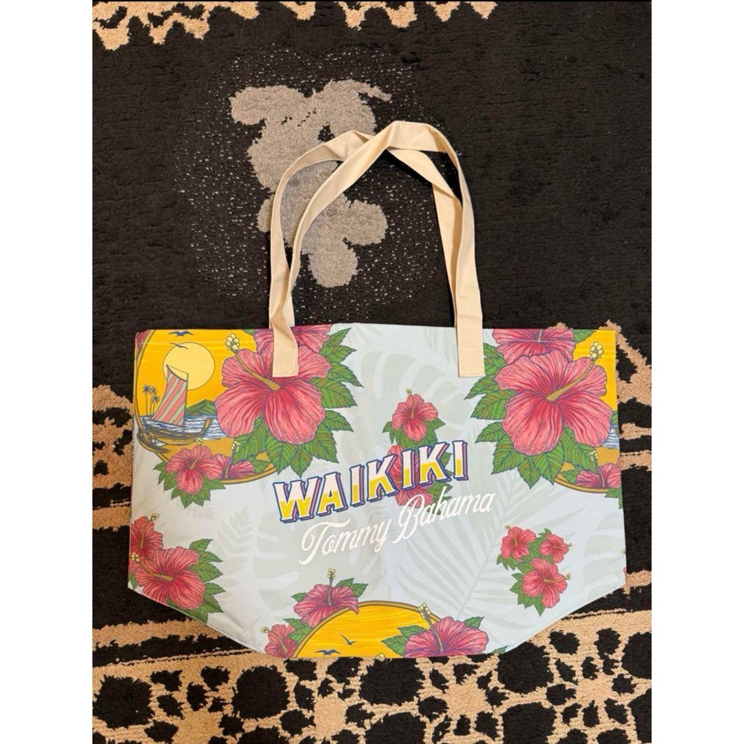《ハワイで購入》★Tommy Bahama★濡れても大丈夫！トート&エコバッグ レディースのバッグ(トートバッグ)の商品写真