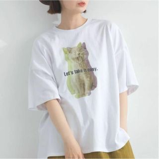 Lupilien ルピリアン ネコグラデーション Tシャツ 猫 cat